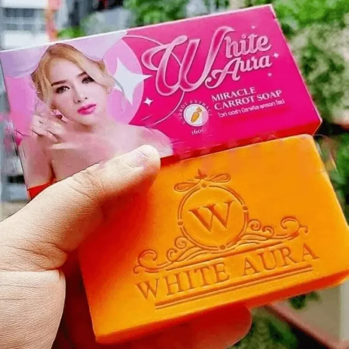 White Aura Carrot Soap