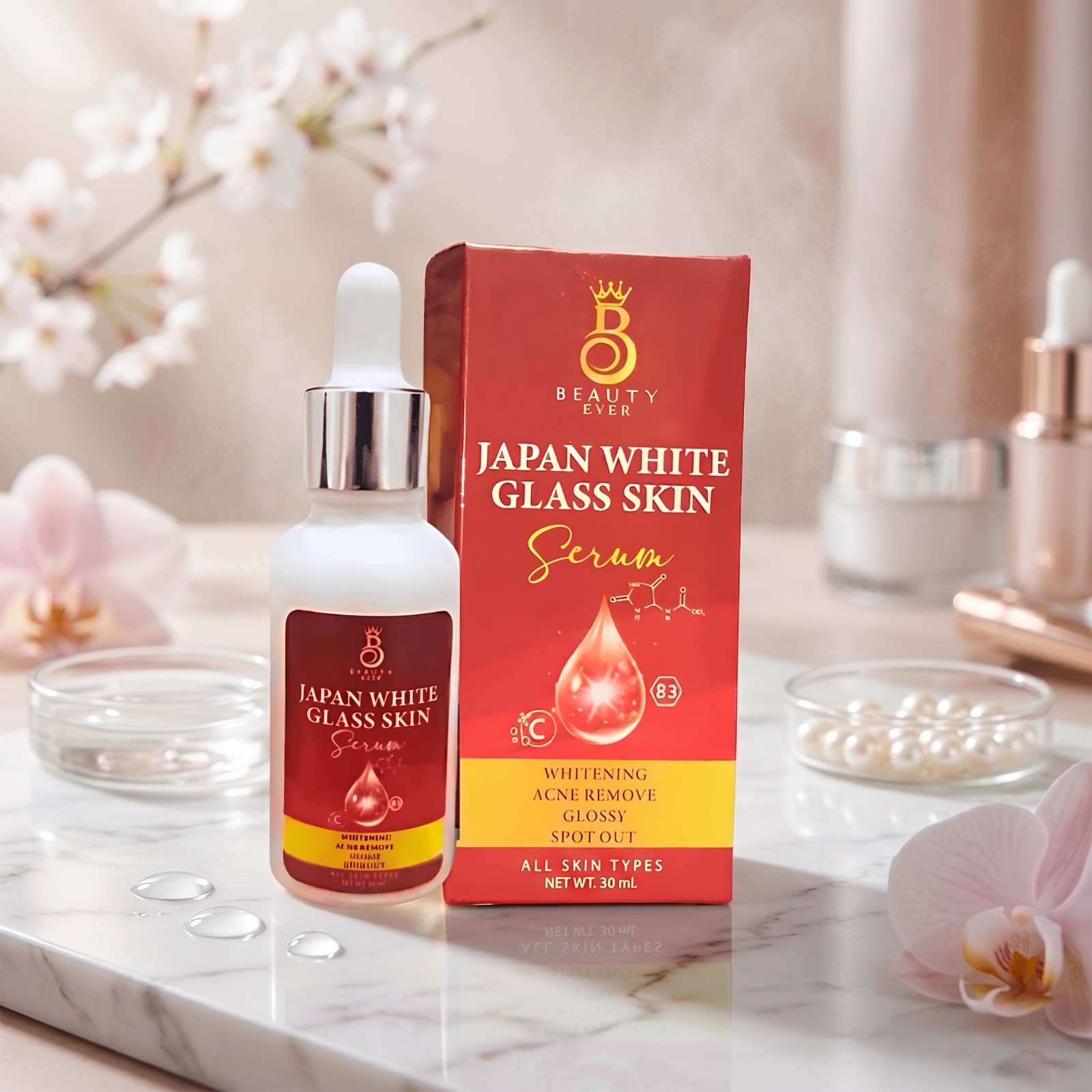 Japan White Glass Skin Serum